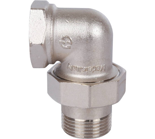 Соединение угловое разъемное STOUT американка ВН 1 O-ring никелированное SFT-0057-000001