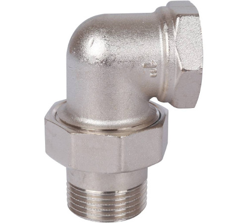Соединение угловое разъемное STOUT американка ВН 1 O-ring никелированное SFT-0057-000001