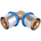 Угольник прессовой APE 90° 26х26 для металлопластиковых труб ARL3200330