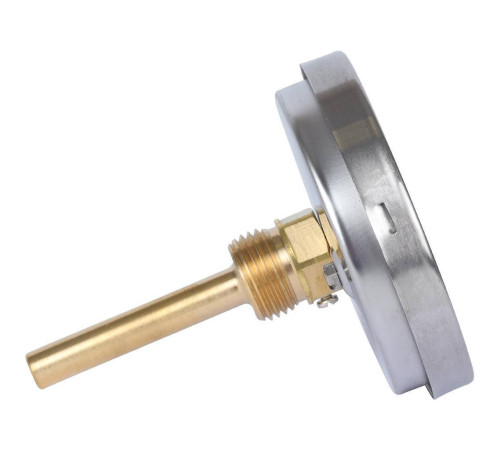 Термометр биметаллический Росма БТ-41.211 с погружной гильзой 80 мм 00000002464