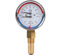 Термоманометр радиальный Росма ТМТБ-31Р.1 80 мм 1/2 4 бар 00000002328