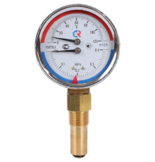 Термоманометр радиальный Росма ТМТБ-31Р.1 80 мм 1/2 4 бар 00000002328