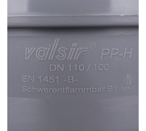 Переход Sinikon Valsir ПП/ПВХ 110/100 мм 564001