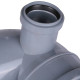 Отвод Sinikon ПП 110/50 мм 87° с двумя патрубками 556003.R
