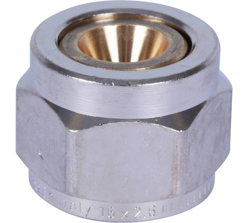 Фитинг компрессионный STOUT Евроконус для труб PEX-AL-PEX 16х2.6х1/2 SFC-0026-162612