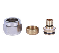 Фитинг компрессионный STOUT Евроконус для труб PEX-AL-PEX 16х2.6х1/2 SFC-0026-162612