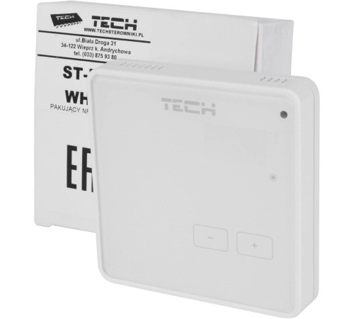 Терморегулятор комнатный проводной TECH R-9z белый WG.11.0551