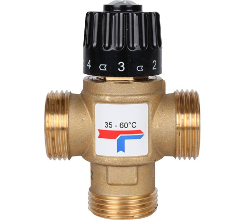 Клапан смесительный термостатический Barberi 1 35-60 °C V07M250ABN