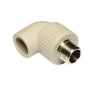 Колено PPR Wavin Ekoplastik 90° 20 мм x 1/2 наружная резьба SKOE02020RCT