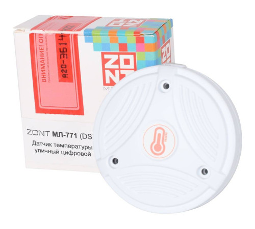 Термодатчик ZONT уличный цифровой в круглом корпусе DS18B20 ML00004837