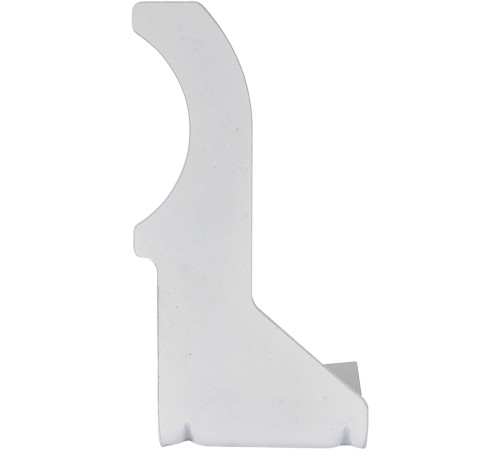 Кронштейн угловой Global левый белый 128326L