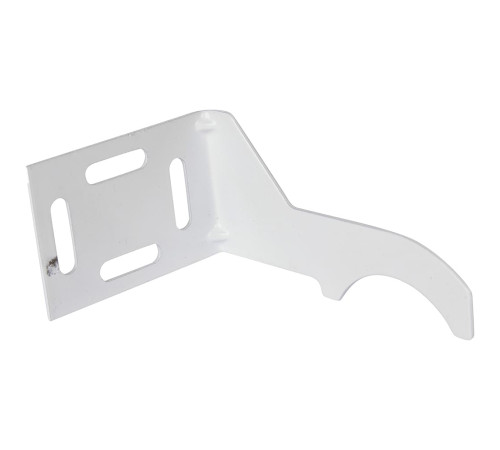 Кронштейн угловой Global левый белый 128326L