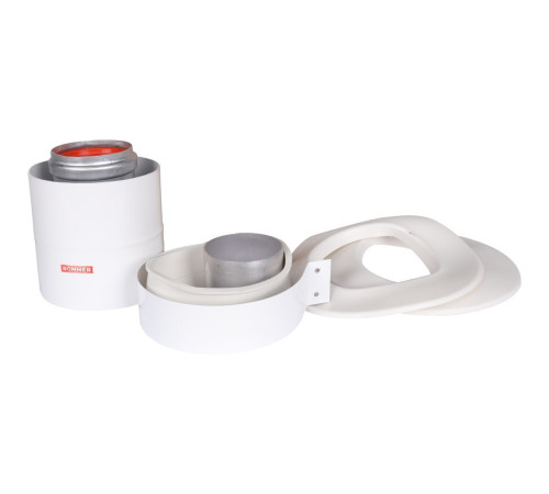 Участок начальный вертикальный коаксиальный ROMMER 60/100 мм RCA-6010-210100