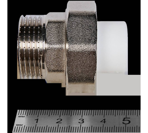 Муфта комбинированная разъемная американка Pro Aqua 20x3/4 НР PP-R белая PA21010