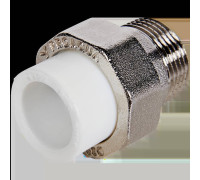 Муфта комбинированная разъемная Pro Aqua PP-R 20x1 НР белая PA21011
