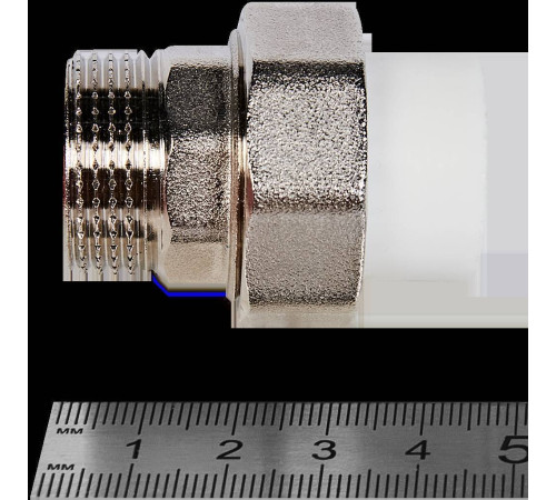 Муфта комбинированная разъемная Pro Aqua PP-R 20x1 НР белая PA21011