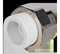 Муфта комбинированная разъемная американка Pro Aqua 25x1 ВР PP-R белая PA20015