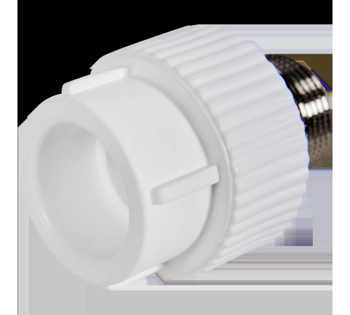 Муфта комбинированная Pro Aqua PPR под ключ НР 32х1 белая PA23518P