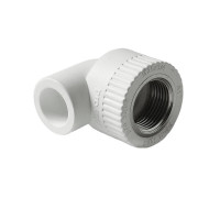 Угольник комбинированный Pro Aqua PP-R 32x1 ВР белый PA26018P