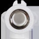 Угольник PRO AQUA PP-R 90° 20 мм x 1/2 ВР с креплением Белый PA28008P
