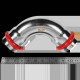 Угольник 90° ROMMER нержавеющая сталь пресс 28 мм RSS-0003-000028