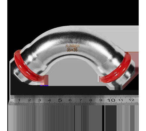Угольник 90° ROMMER нержавеющая сталь пресс 35 мм RSS-0003-000035