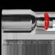 Муфта переходная ниппель-раструб ROMMER из нержавеющей стали пресс 42х22 мм RSS-0020-004222