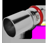 Муфта переходная ниппель-раструб ROMMER из нержавеющей стали пресс 42х35 мм RSS-0020-004235