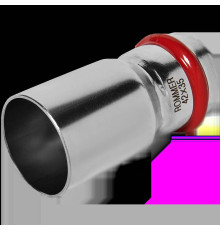 Муфта переходная ниппель-раструб ROMMER из нержавеющей стали пресс 42х35 мм RSS-0020-004235