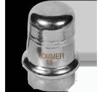 Заглушка прессовая ROMMER 18 мм нержавеющая сталь RSS-0025-000018