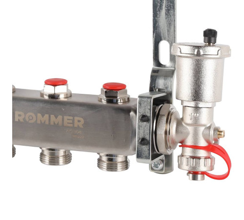 Коллектор из нержавеющей стали в сборе без расходомеров ROMMER 3 выхода RMS-3210-000003