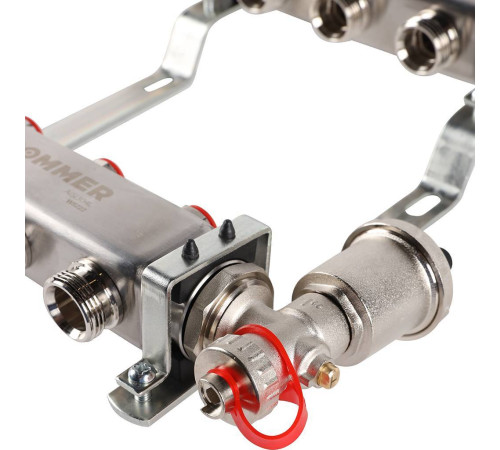 Коллектор из нержавеющей стали в сборе без расходомеров ROMMER 3 выхода RMS-3210-000003