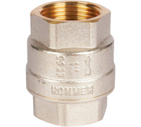 Клапан обратный пружинный муфтовый ROMMER 1 с пластиковым седлом RVC-0002-000025