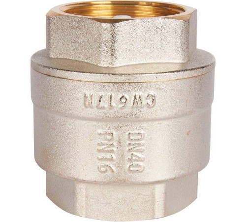 Клапан обратный пружинный муфтовый ROMMER 1 1/2 с пластиковым седлом RVC-0002-000040