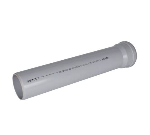 Труба канализационная бесшумная STOUT 110x500 мм SKB-0002-011050