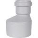 Переход эксцентрический канализационный бесшумный STOUT 110x58 мм SKB-0013-011058