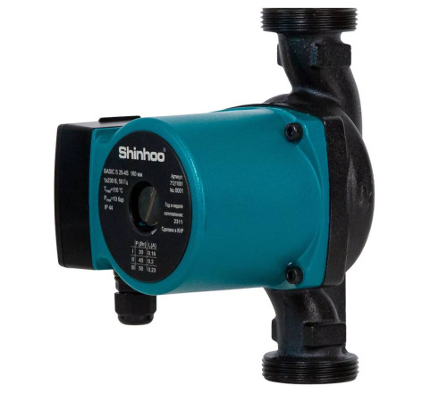 Циркуляционный насос Shinhoo BASIC S 25-6S 180 мм 71211002
