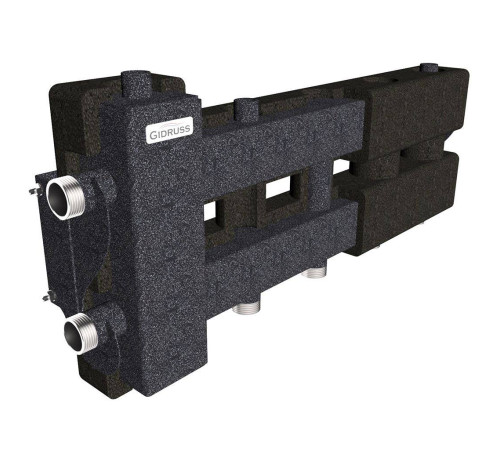 Коллектор балансировочный GIDRUSS BM-60-3D.EPP до 60 кВт 2+1 контура BM 6002T 20