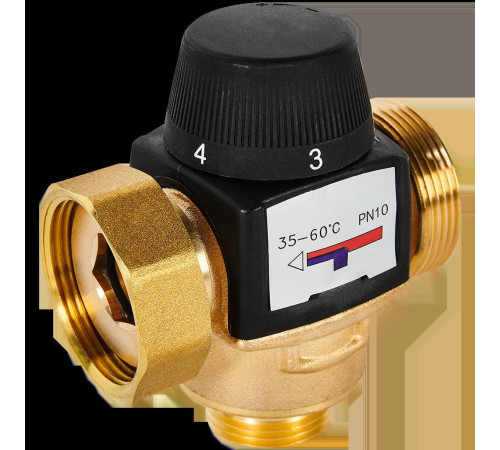 Клапан термостатический смесительный ROMMER RDG-0019-010021