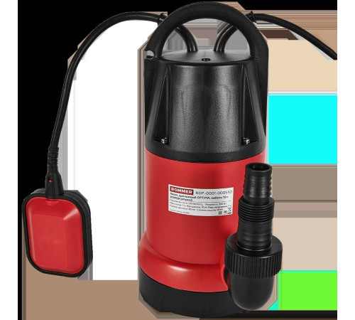 Насос дренажный ROMMER OPTIMA 550 Вт универсальный кабель 10 м RDP-0001-000550