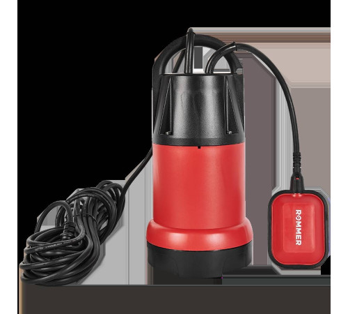 Насос дренажный ROMMER OPTIMA 750 Вт универсальный кабель 10 м RDP-0001-000750