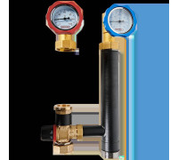 Насосная группа ROMMER с термостатическим клапаном 35-60 °C 1 без насоса RDG-0002-012503