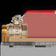 Кран шаровой ROMMER неполнопроходной ВР/НР ручка рычаг 1 RBV-0002-2210325