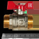 Кран шаровой ROMMER неполнопроходной НР/НР ручка бабочка 1 RBV-0007-2410225