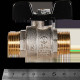 Кран шаровой полнопроходной STOUT НР/НР ручка бабочка 3/4 SVB-0006-200020