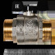 Кран шаровой полнопроходной STOUT НР/НР ручка бабочка 1 1/4 SVB-0006-200032