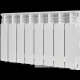 Радиатор алюминиевый STOUT GAMMA 350 8 секций боковое подключение RAL 9010 SRA-3310-035008