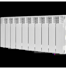 Радиатор алюминиевый STOUT GAMMA 350 10 секций боковое подключение RAL 9010 SRA-3310-035010