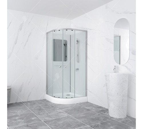 Душевая кабина RGW AN-208 80x80 см матовый хром 381320888-12