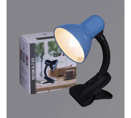 Настольная лампа офисная Reluce 00108-2 00108-0.7-01 BL